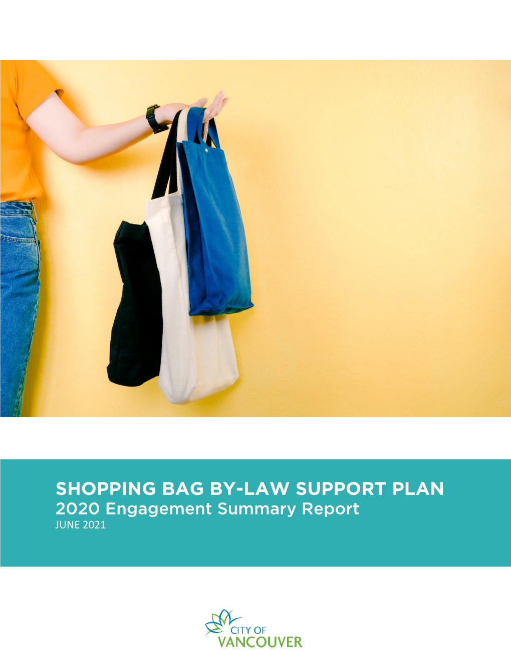 SHOPPING BAG BY-LAW SUPPORT PLAN 2020 Engagement Summary Report JUNE 2021