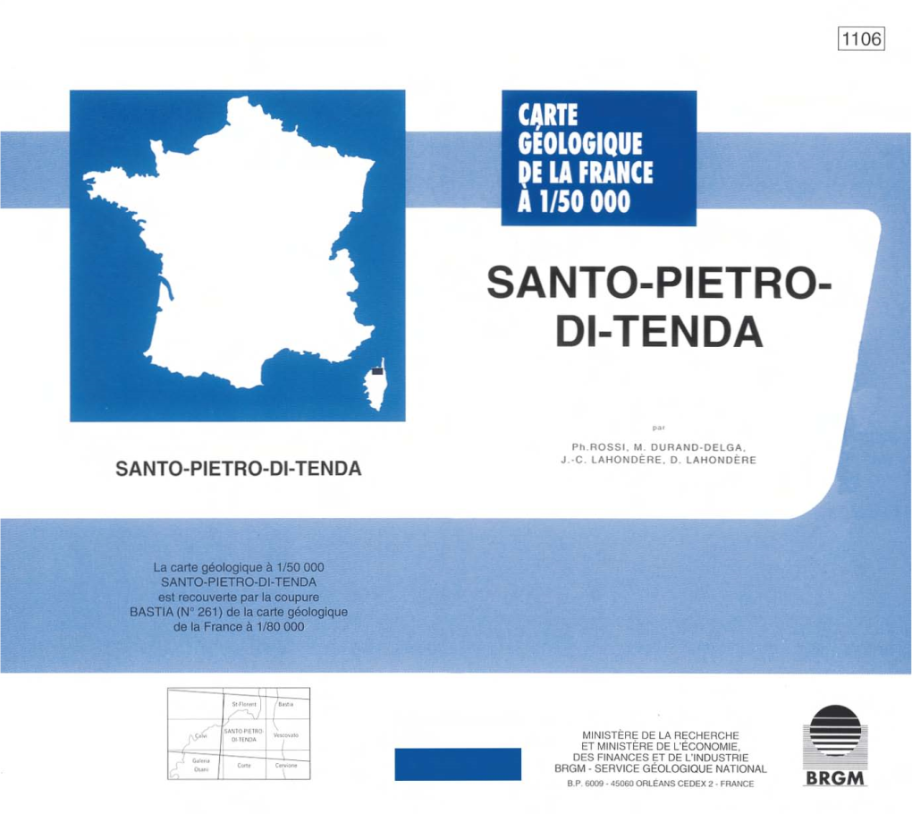 Santo-Pietro- Di-Tenda, Que Dans Le Massif Du Tenda Dont Elles Forment La Quasi-Totalité