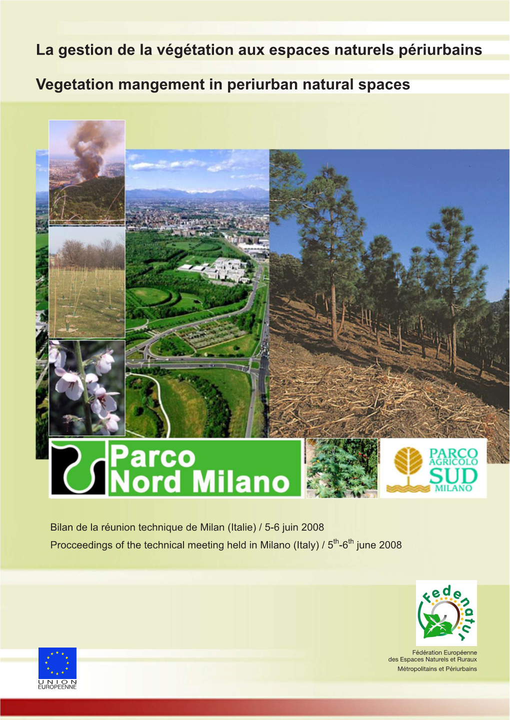 Pdftm 2008 Milano Vegetation Management in Periurban Natural