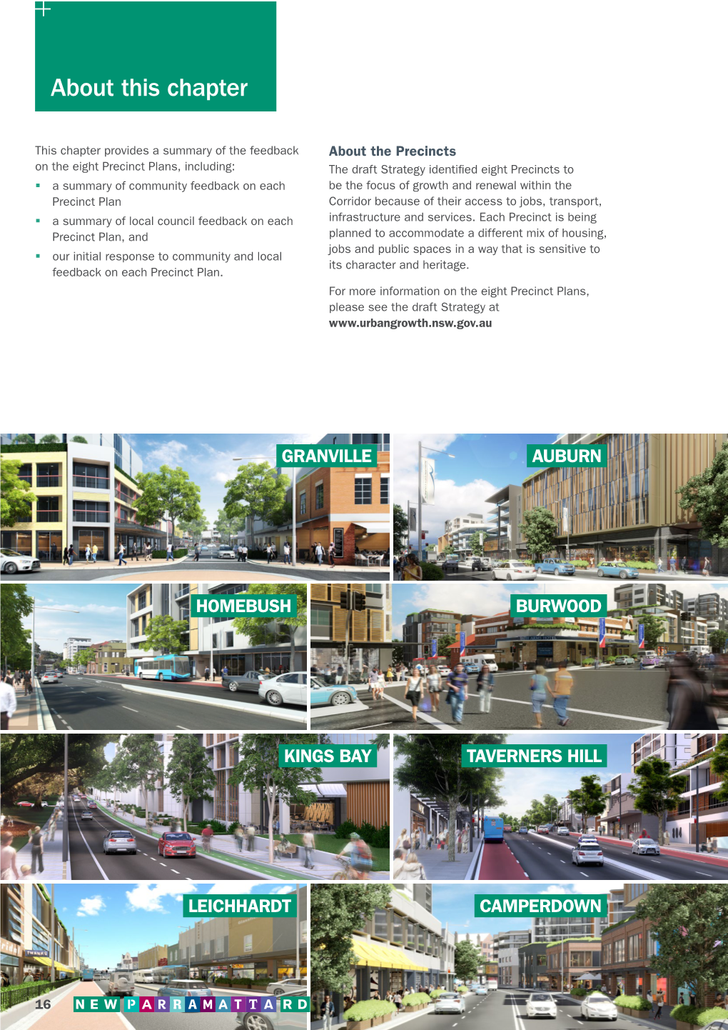 Draft Parramatta Road Urban Transformation Strategy | Consultation Outcomes Report 17 Feedback on the Granville Precinct Plan