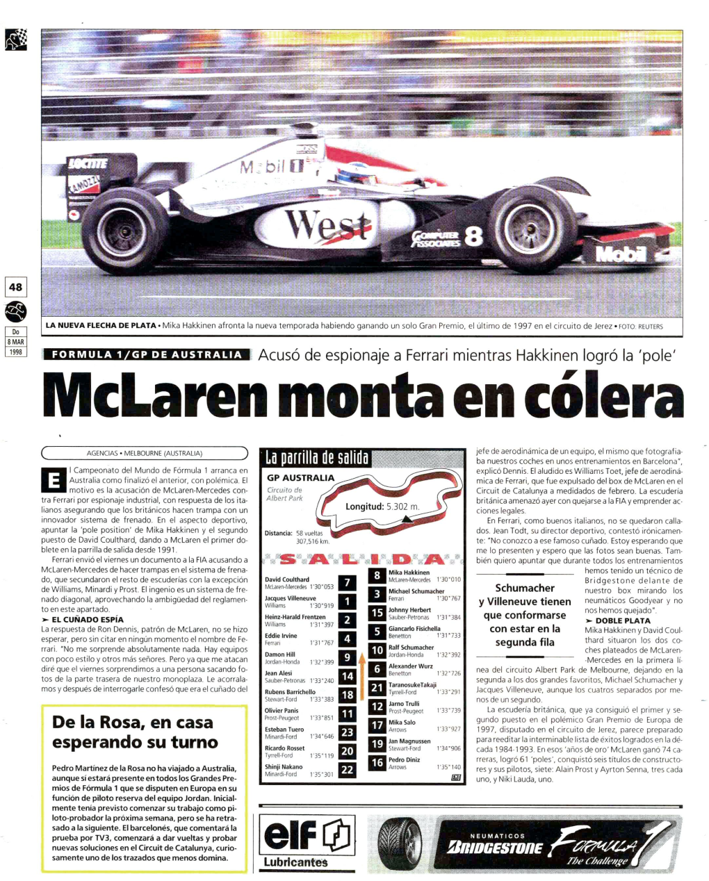 Mclaren Monta En Cólera