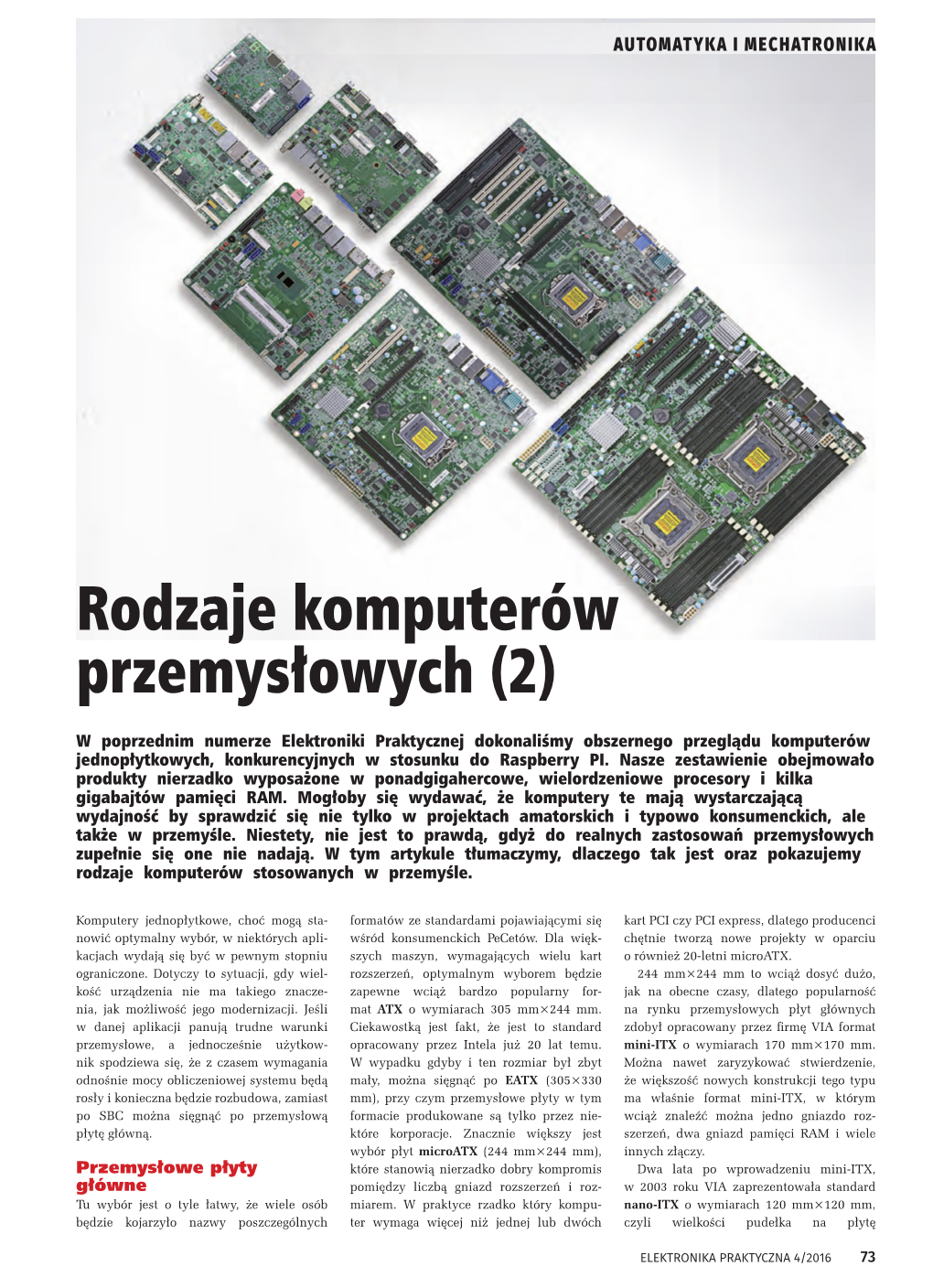 Rodzaje Komputerów Przemysłowych (2)