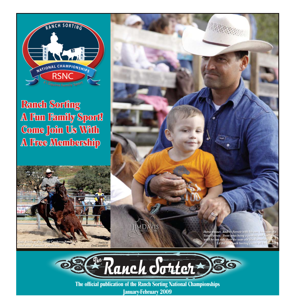 Ranch Sorting a Fun Family Sport! Come Join Us with a Free Membership