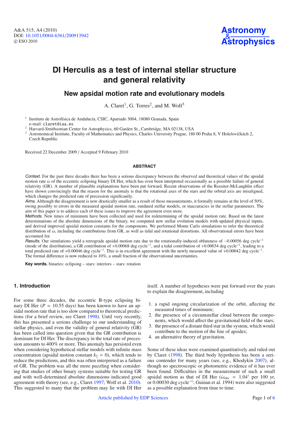 DI Herculis As a Test of Internal Stellar Structure and General Relativity New Apsidal Motion Rate and Evolutionary Models