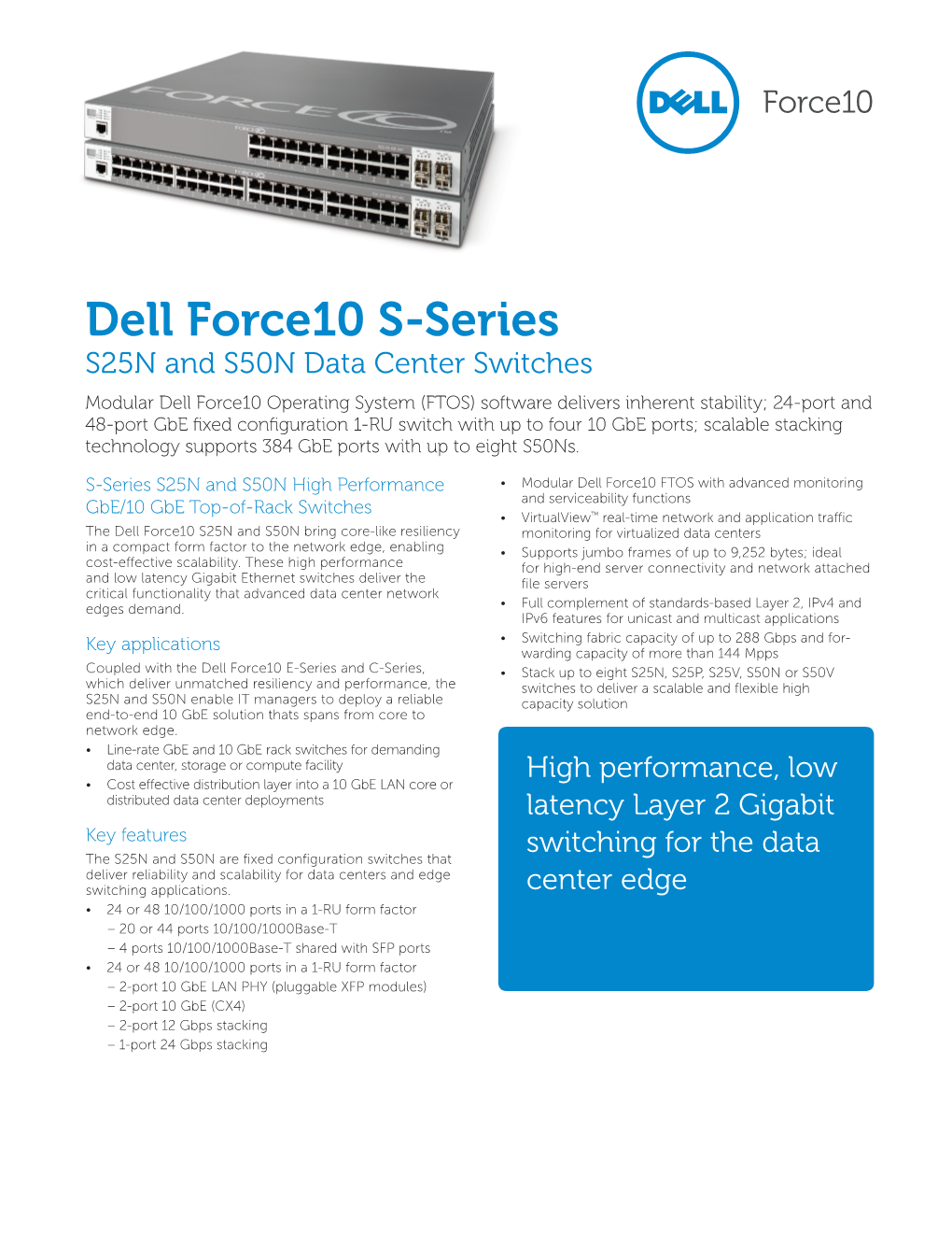 Dell Force10 S-Series