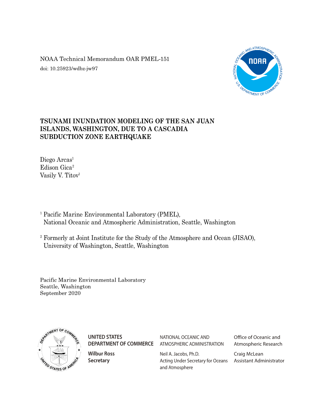 Tsunami Inundation Modeling of the San Juan Islands, Washington, Due to a Cascadia Subduction Zone Earthquake