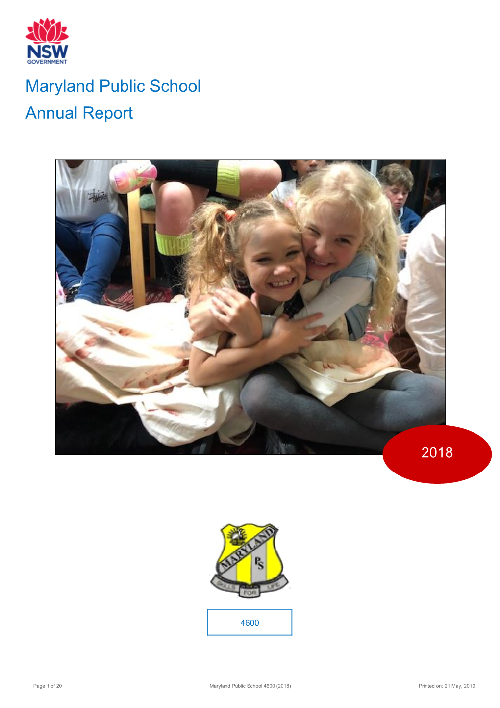 2018 Maryland Public School Annual Report