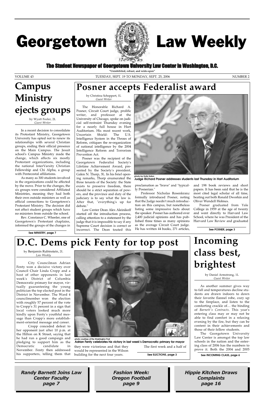 Georgetown Law Weekly