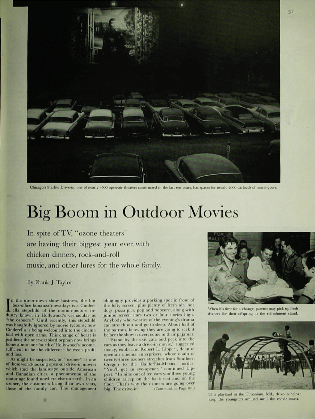 Big Boom in Outdoor Movies