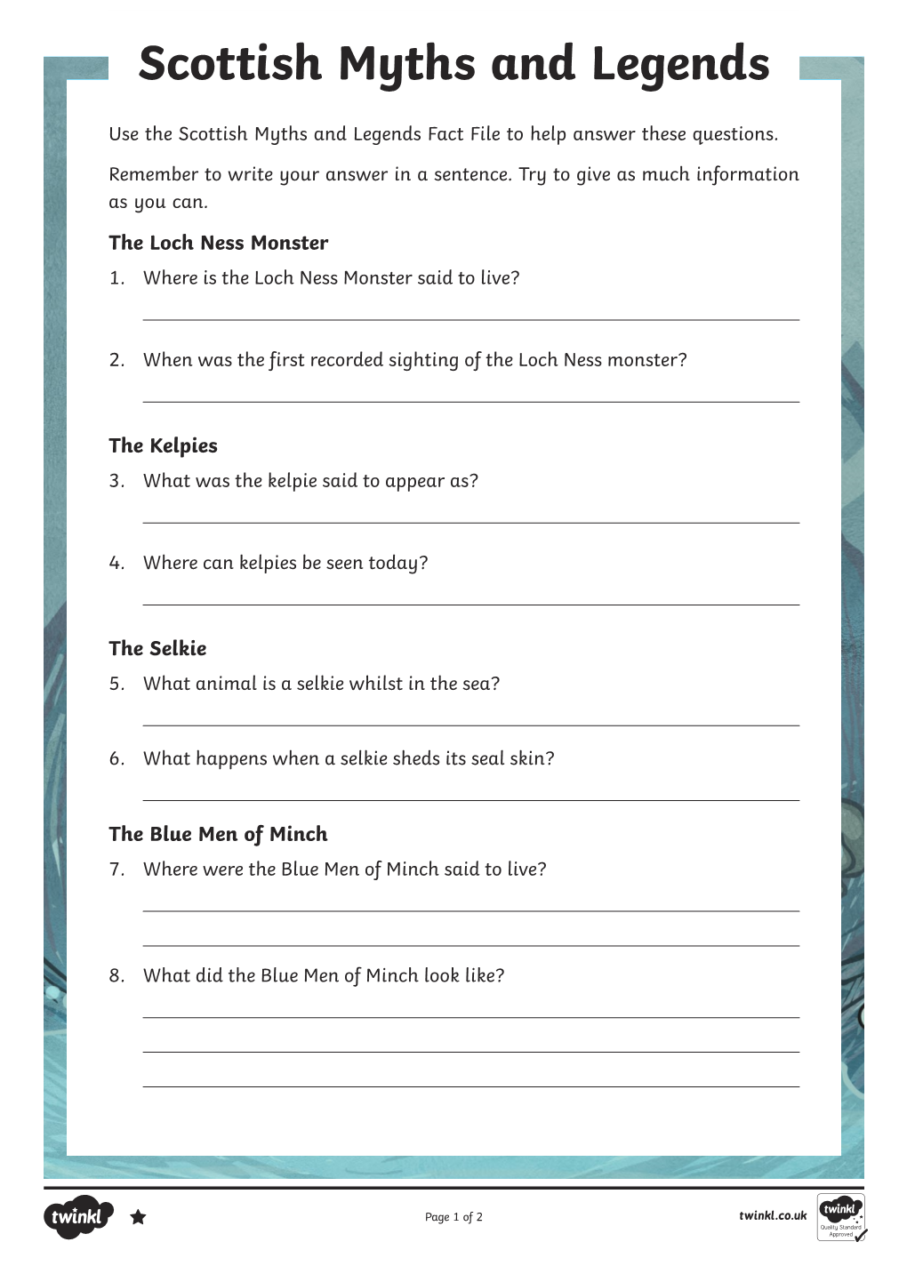 Reading-Comprehension-Activity-Sheet