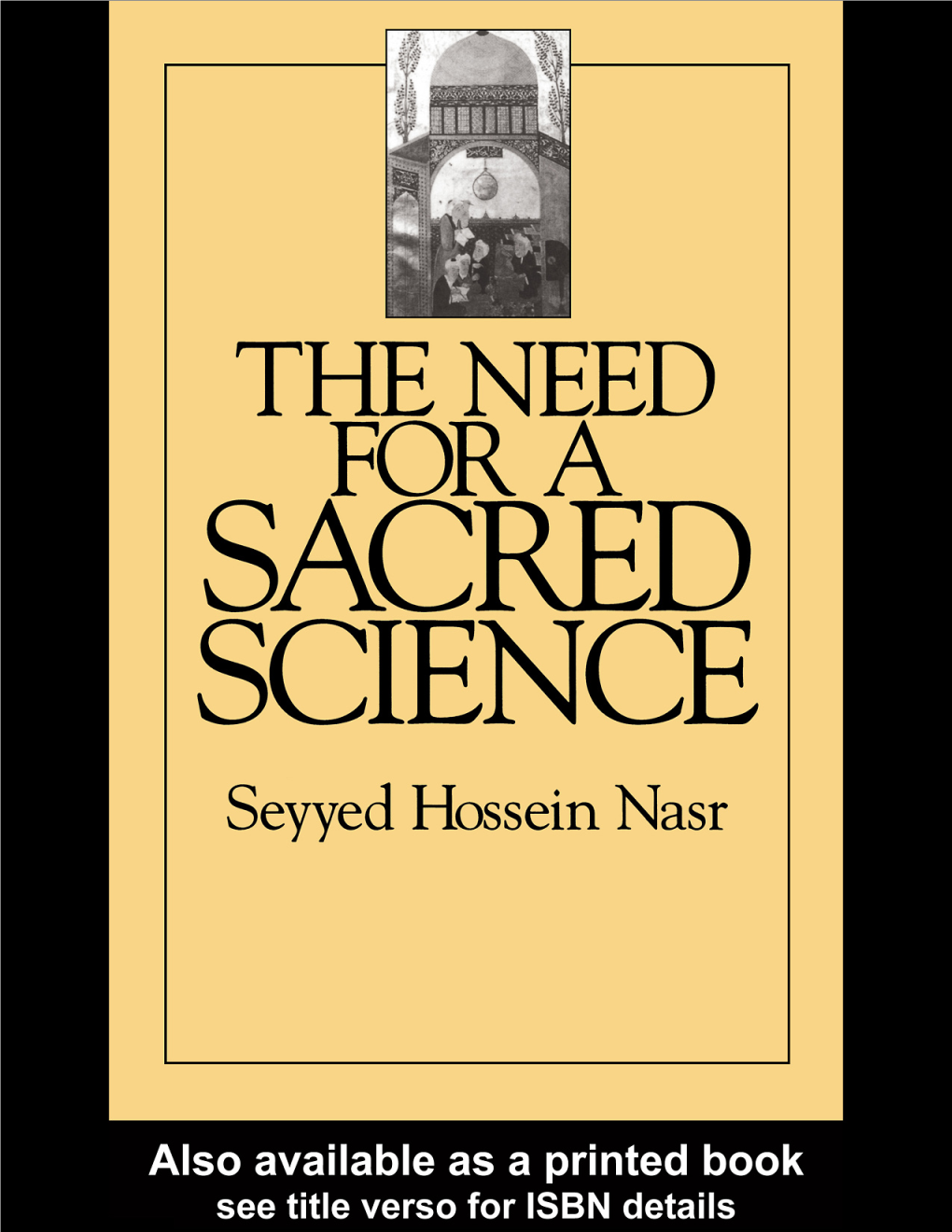 The Need for a Sacred Science
