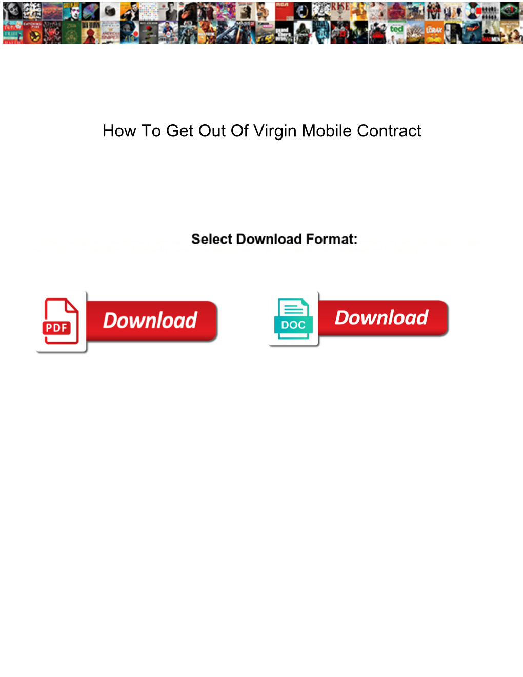 How to Get out of Virgin Mobile Contract