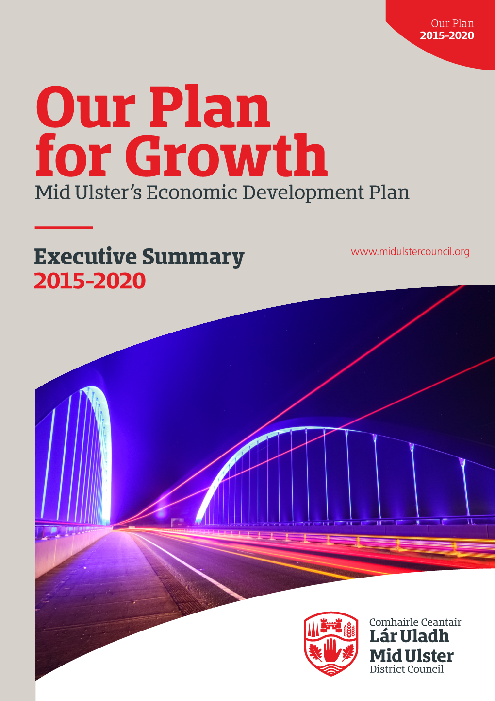 Our Plan for Growth: Economic Development Strategy 2015-2020