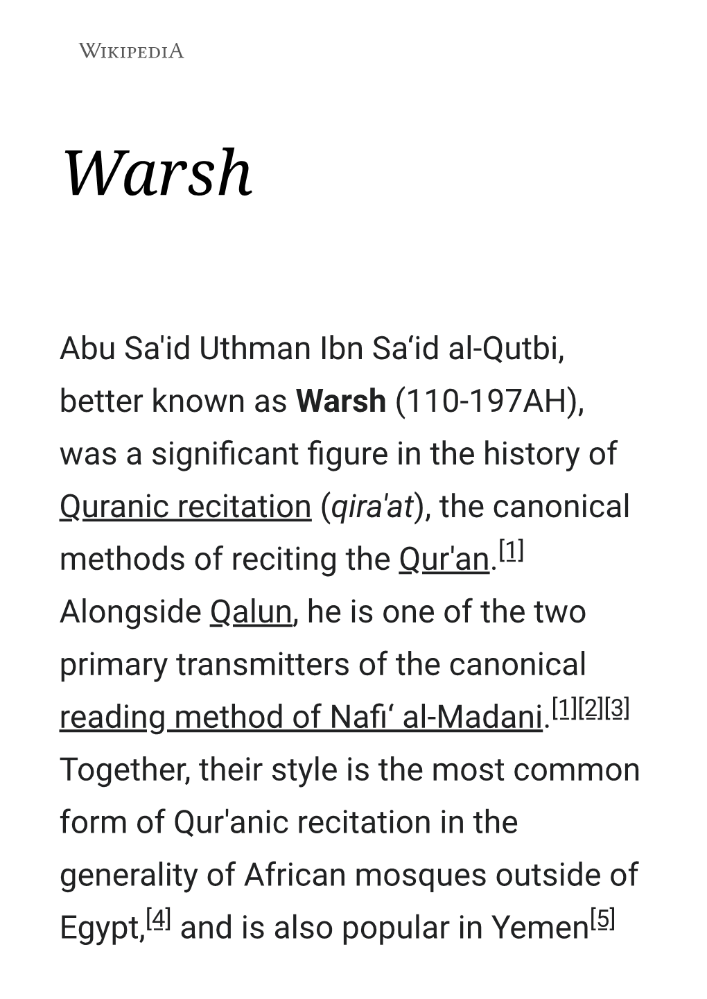 Abu Sa'id Uthman Ibn Sa'id Al-Qutbi, Better Known As