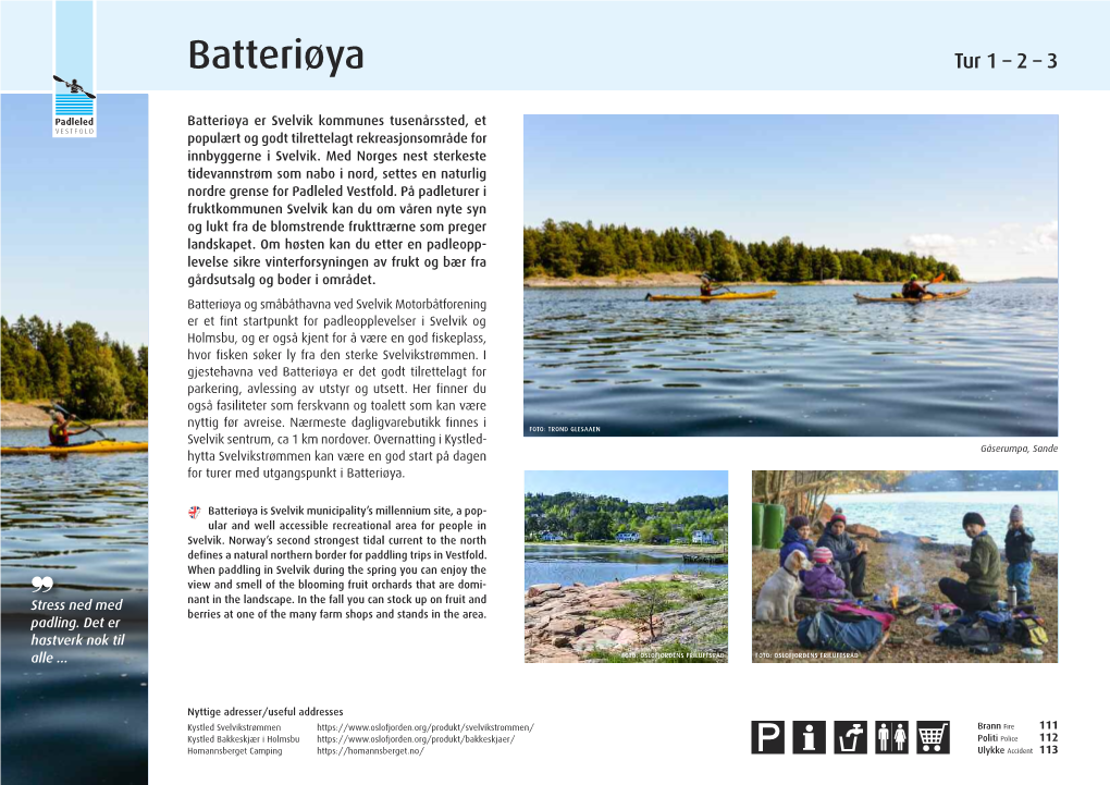 Batteriøya Tur 1 – 2 – 3