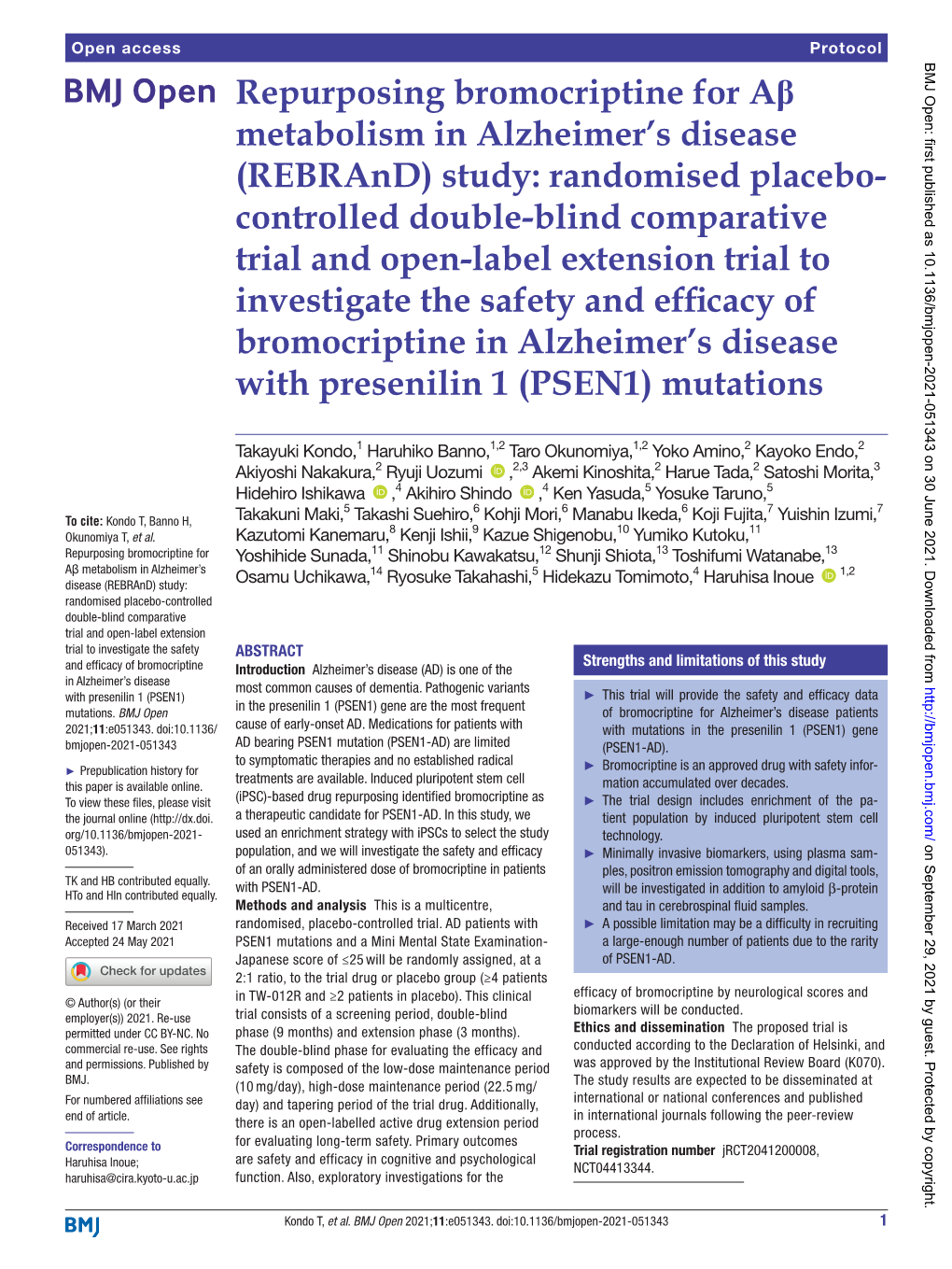 Repurposing Bromocriptine for Aβ Metabolism In