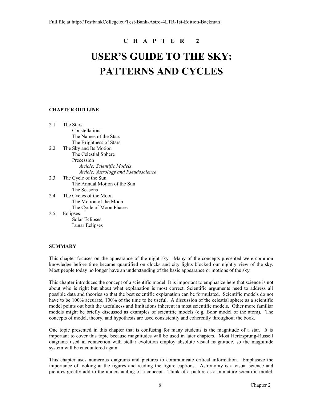 User S Guide to the Sky