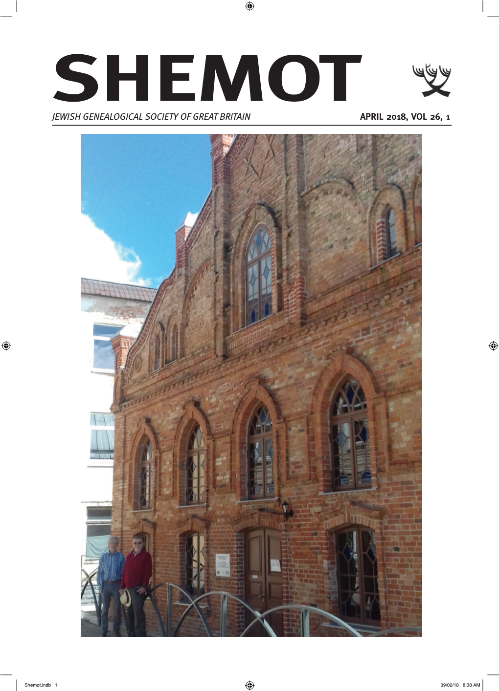 Jewish Genealogical Society of Great Britain April 2018, Vol 26, 1