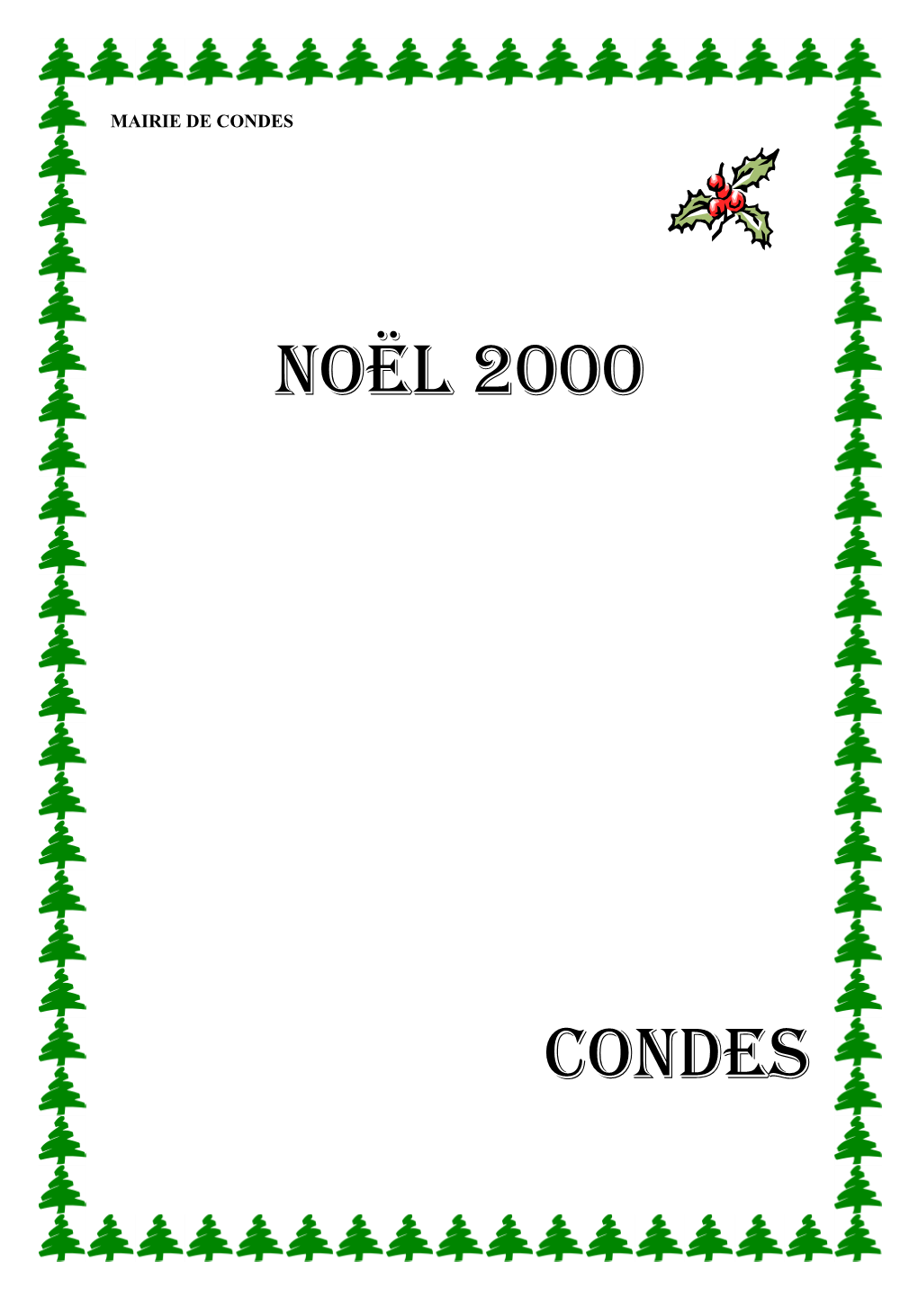 Noël 2000 Condes