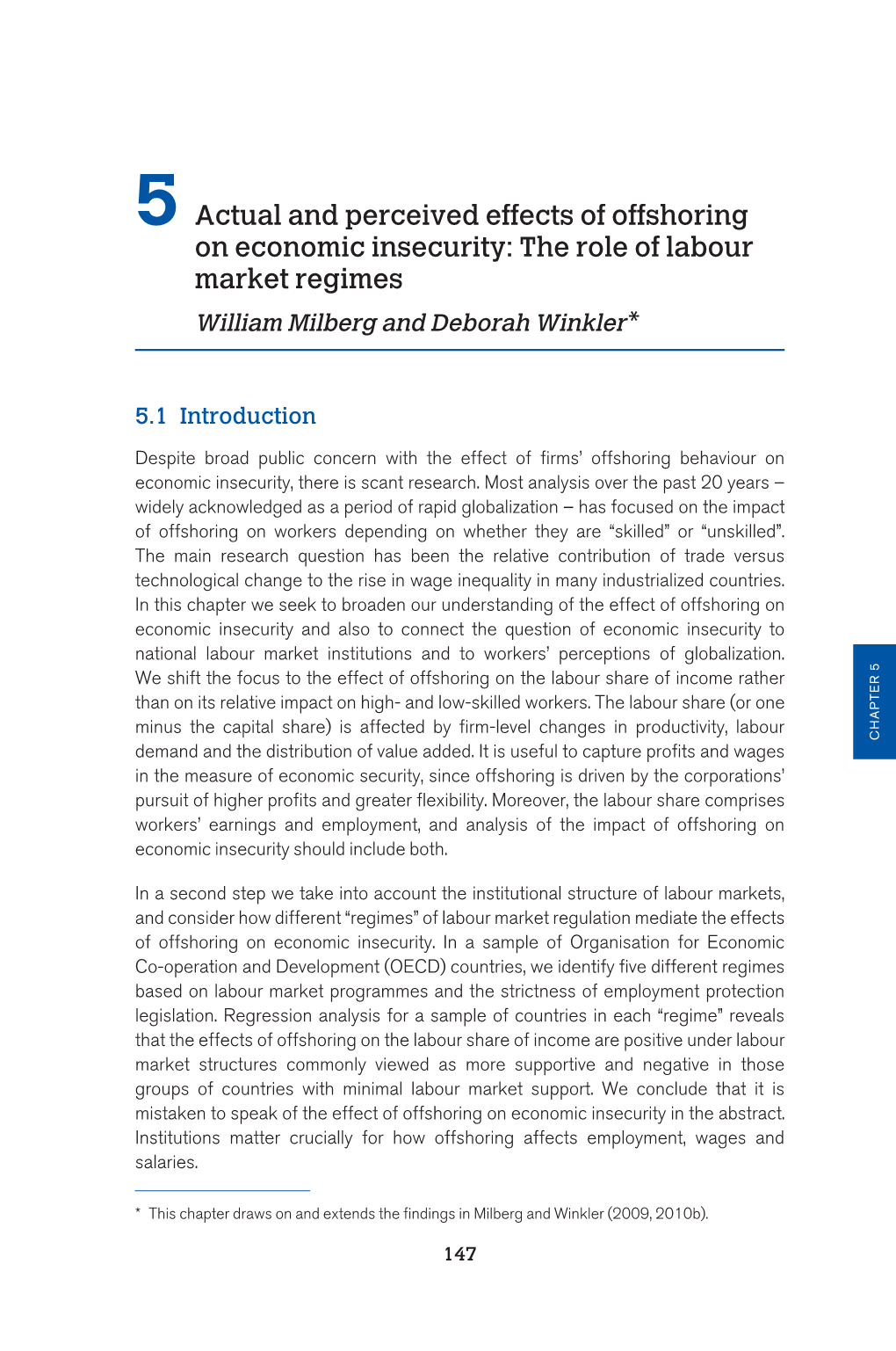 Actual and Perceived Effects of Offshoring on Economic Insecurity: the Role of Labour Market Regimes