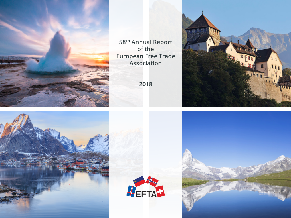58Th Annual Report of the European Free Trade Association 2018