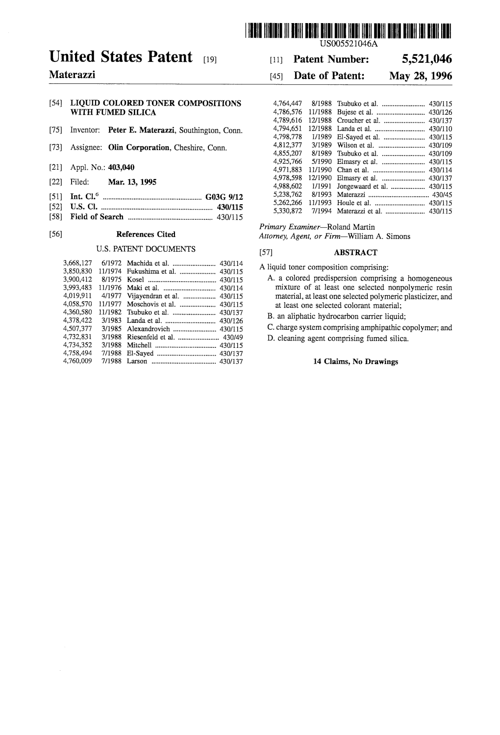 US5521046.Pdf