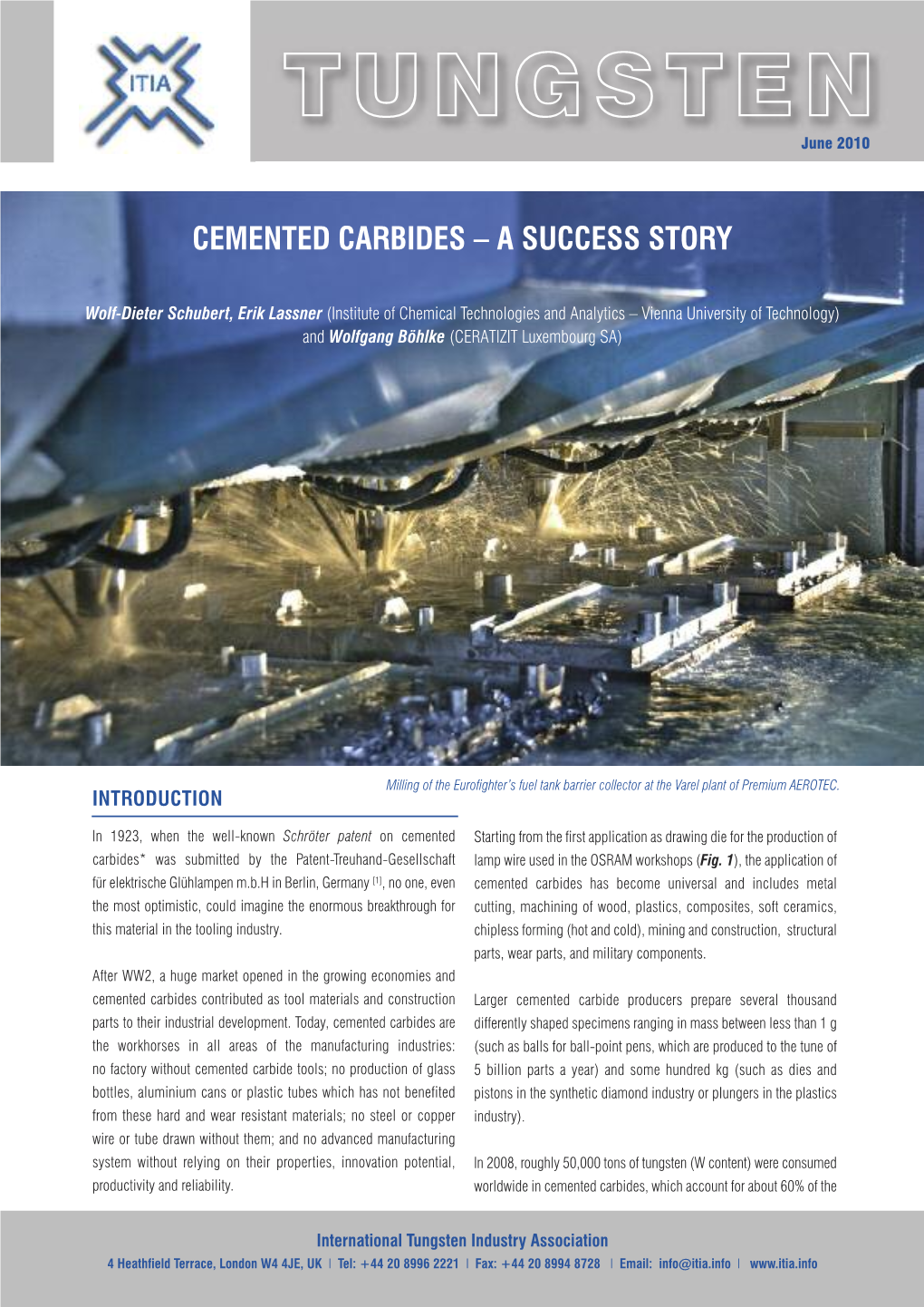 Cemented Carbides – a Success Story