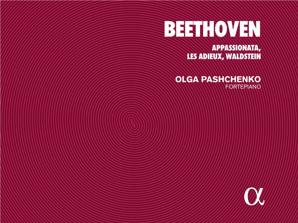 Beethoven Appassionata, Les Adieux, Waldstein