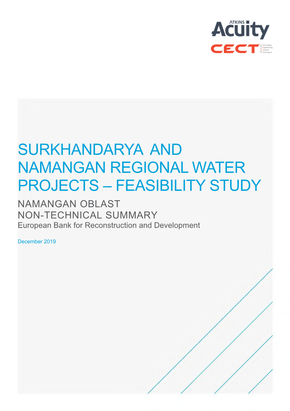 Namangan Regional WSWW Non-Technical Summary