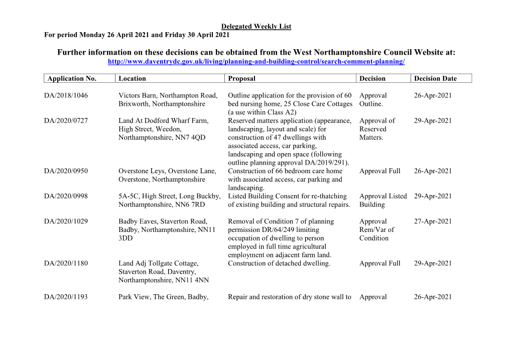 Further Information on These Decisions Can Be Obtained from the West