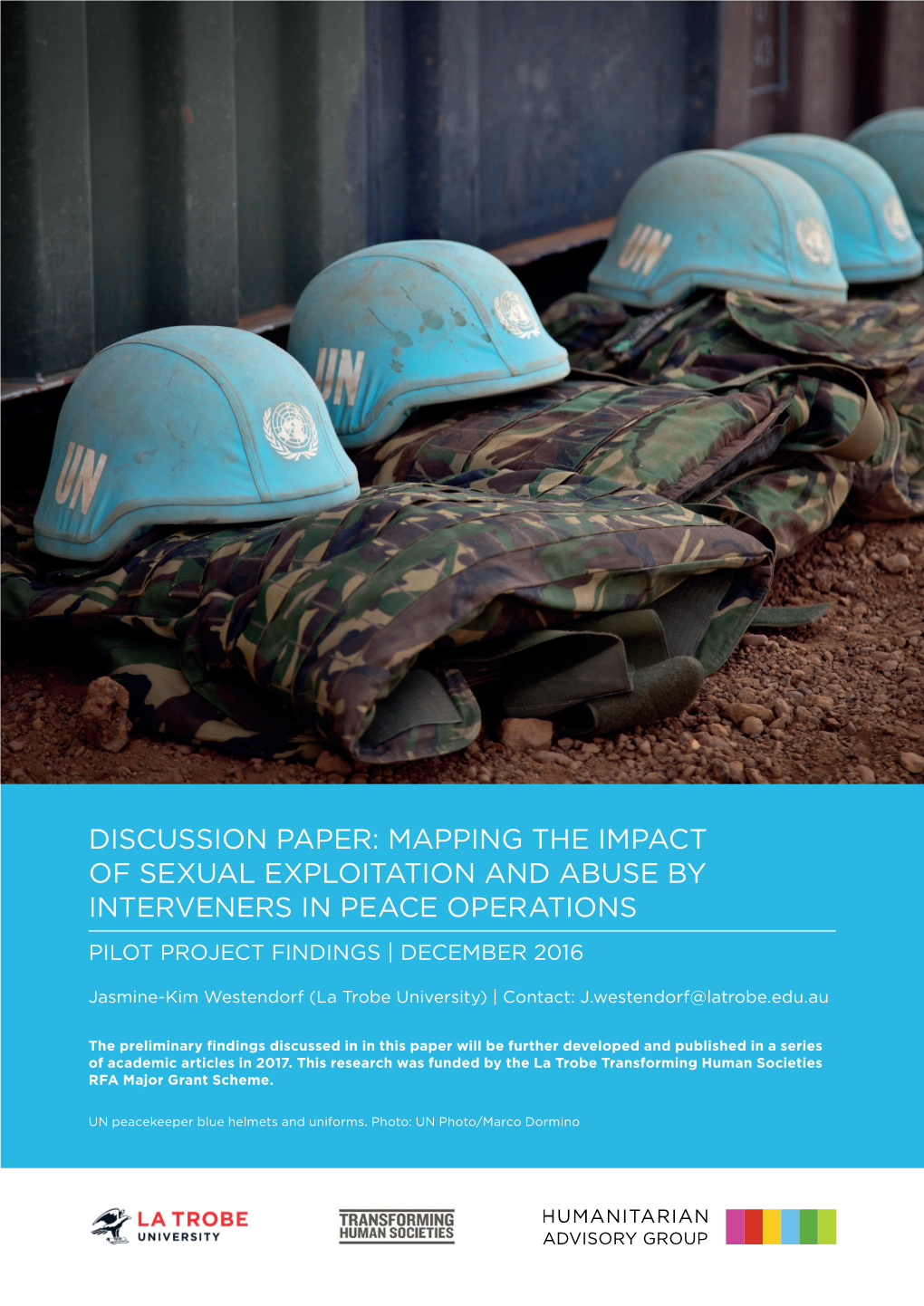 Discussion Paper: Mapping the Impact of Sexual Exploitation and Abuse by Interveners in Peace Operationsla