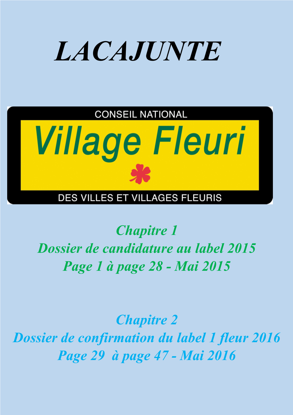 29 05 2016 Dossier Fleurissement