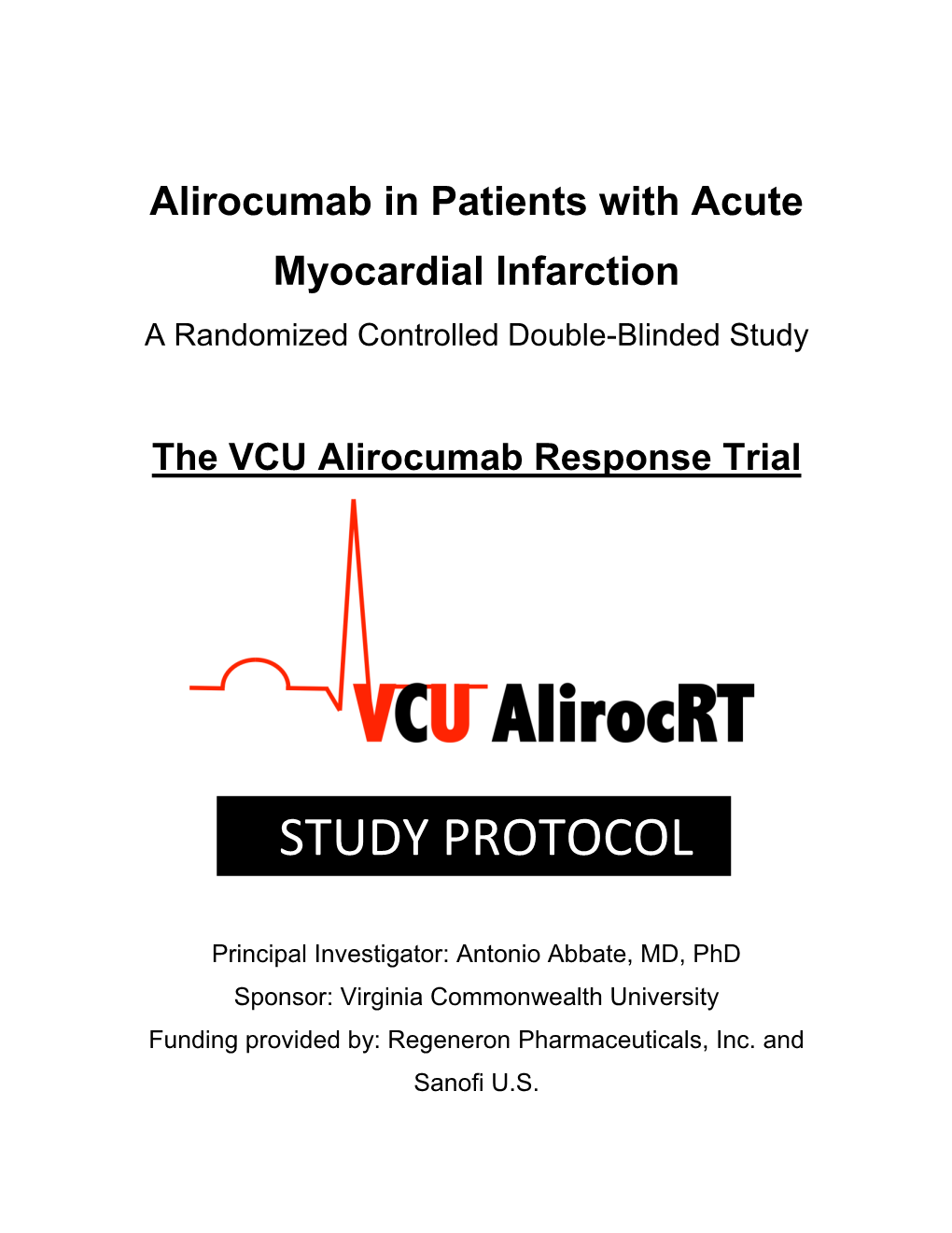 The VCU Alirocumab Response Trial