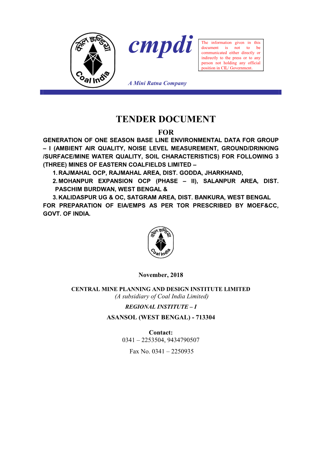 Tender Document