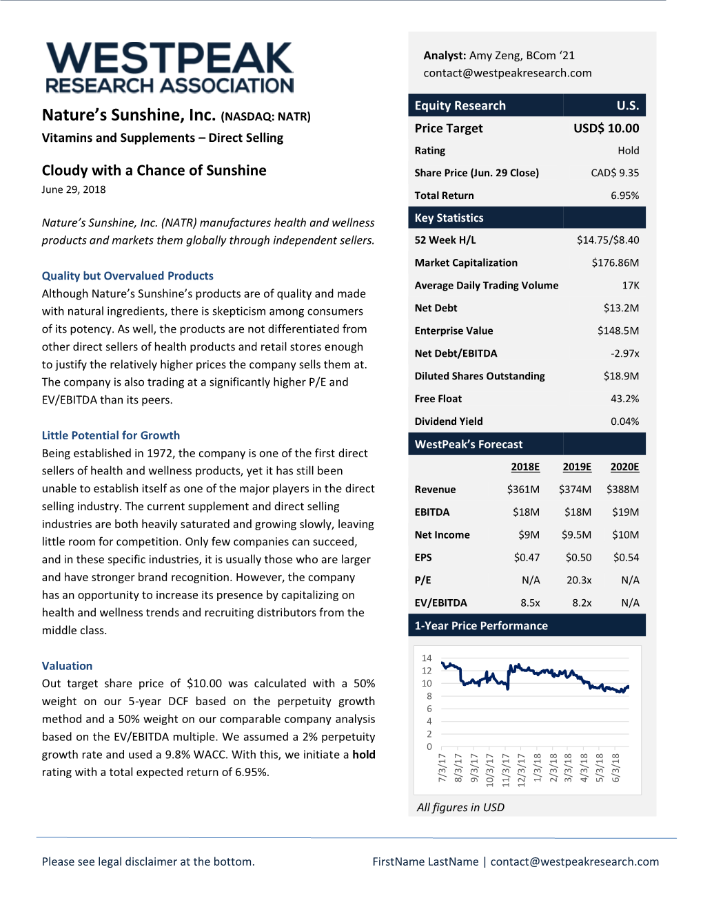 Nature's Sunshine, Inc. (NASDAQ: NATR)