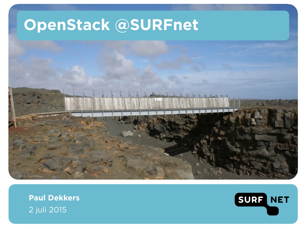 Openstack @Surfnet