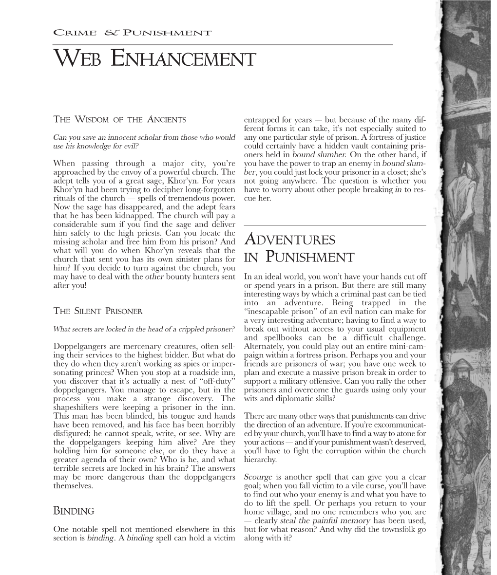 Web Enhancement