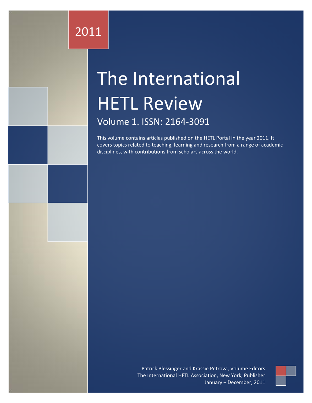 The International HETL Review Volume 1