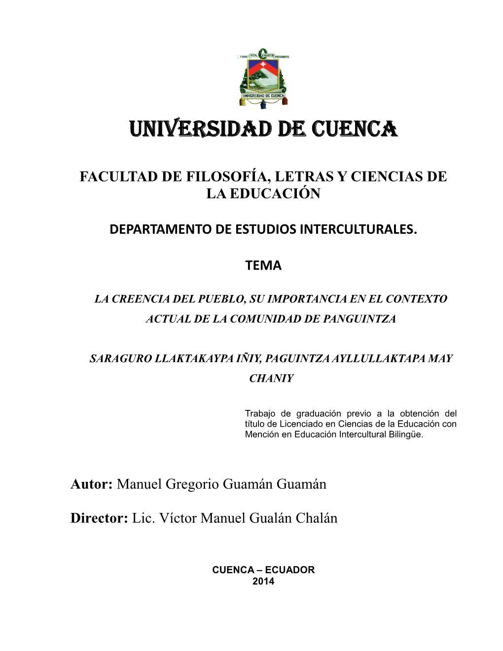 Universidad De Cuenca