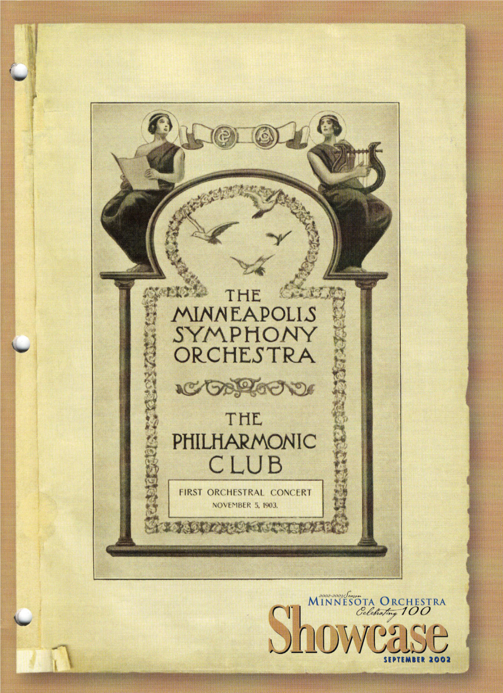 The Minneapolis Symphony Orchestra, September 2002, the Philharmonic Club