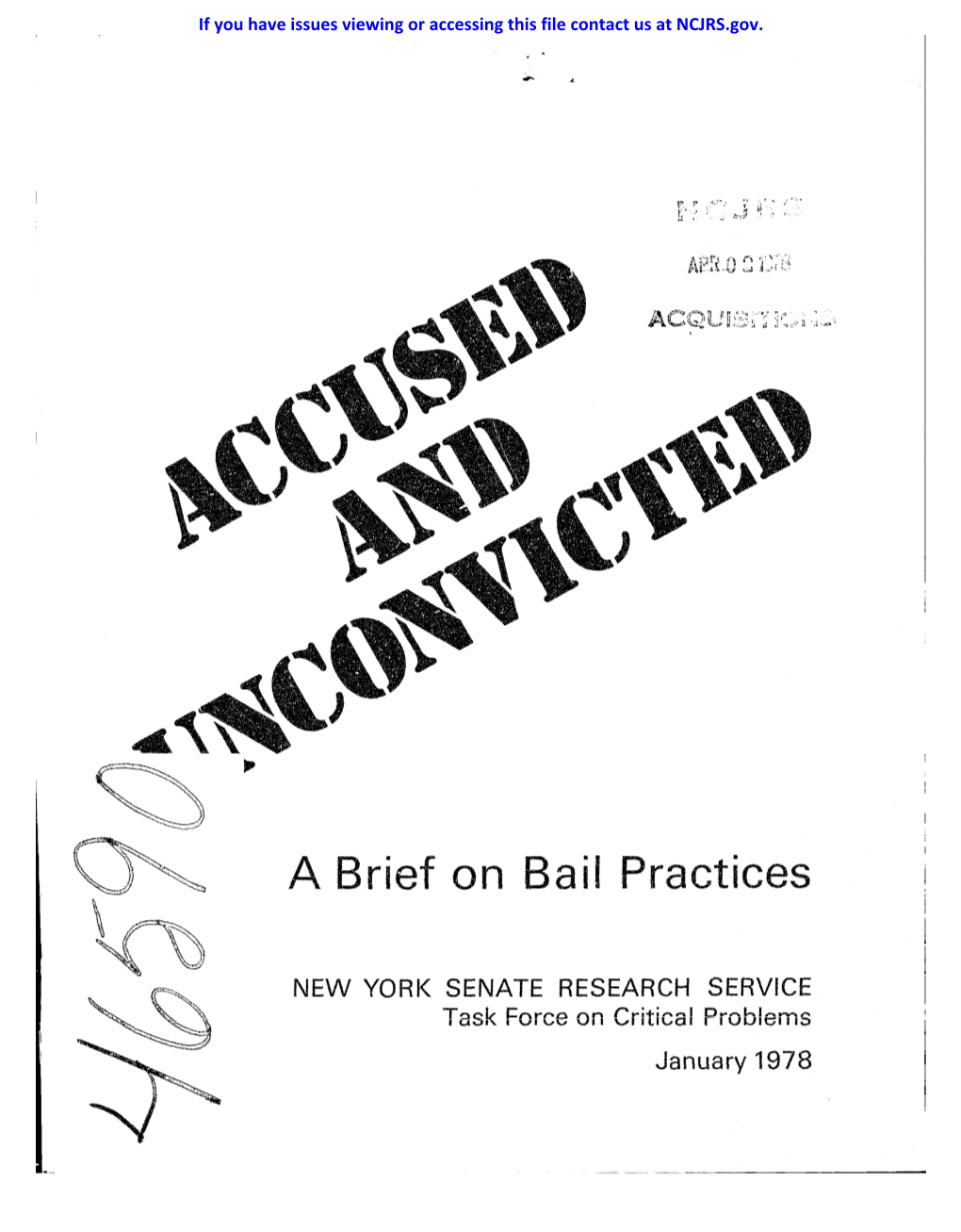 A Brief on Bail Practices