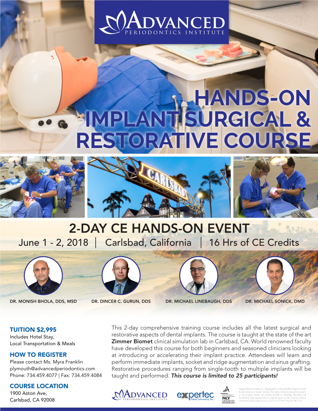 Hands-On Implant Surgical & Restorative Course