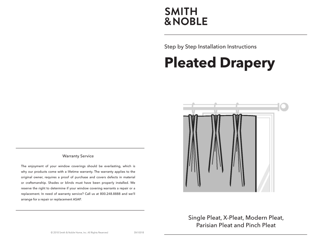 Pleated Drapery