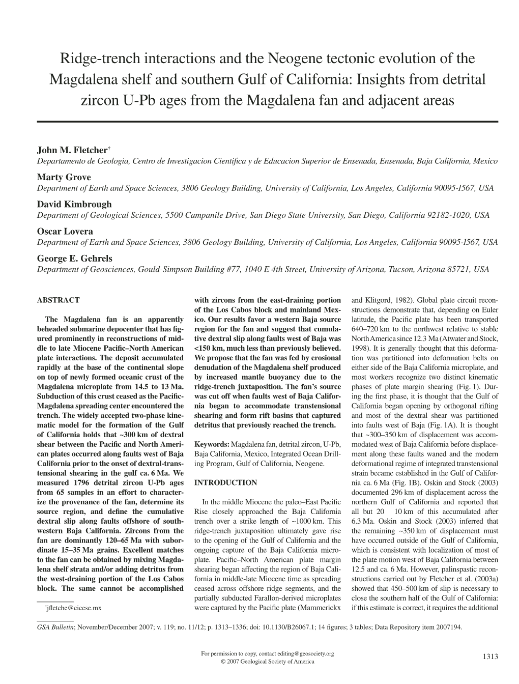 Ridge-Trench Interactions and the Neogene Tectonic Evolution of The