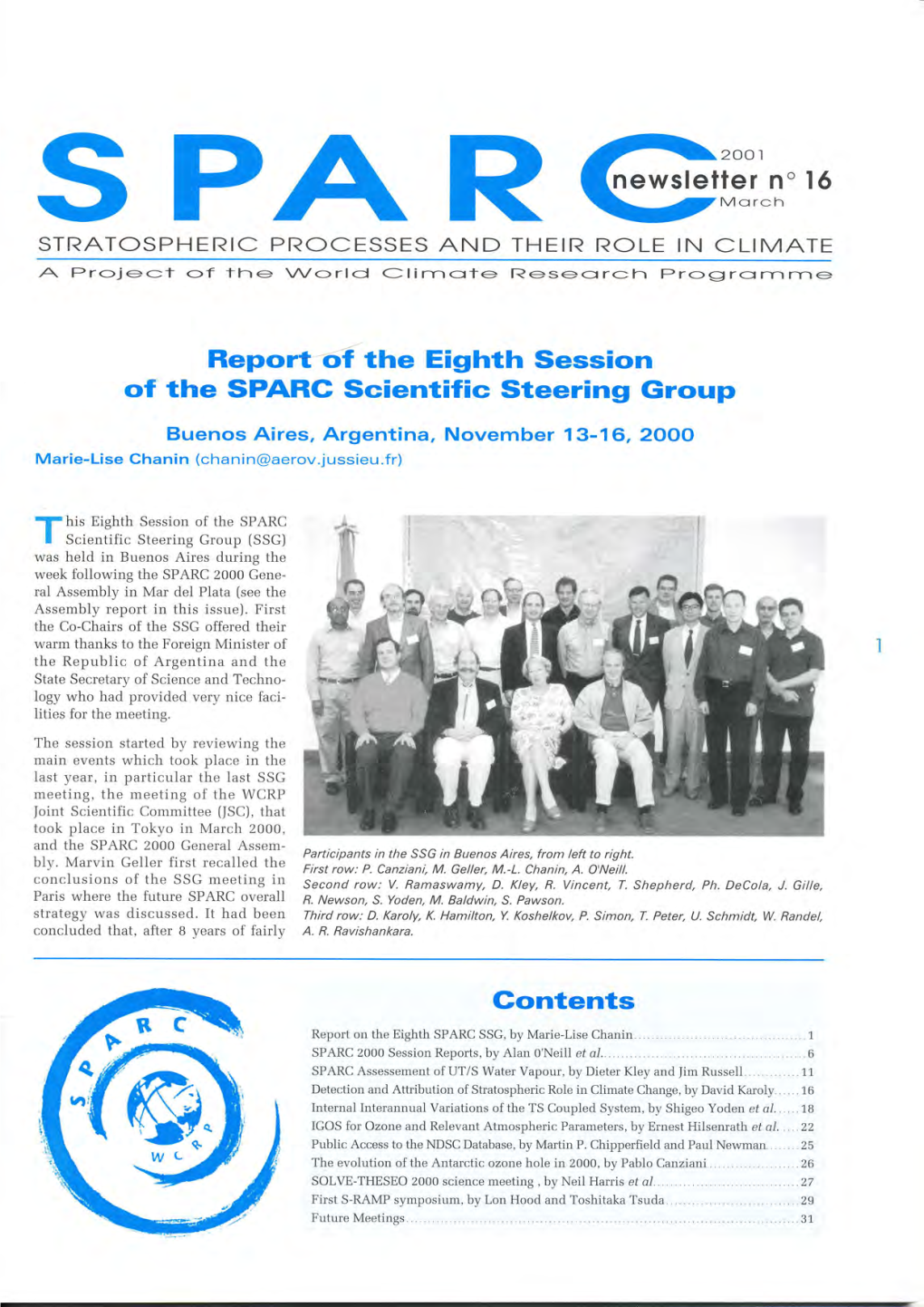 Of the SPARG Scientific Steering Group