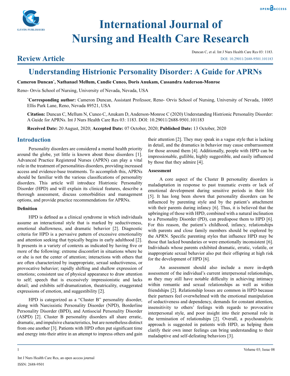 Understanding Histrionic Personality Disorder