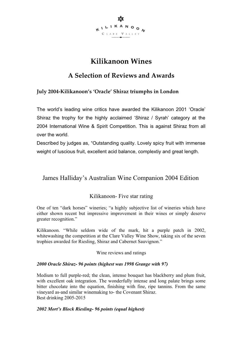 James Halliday S Australian Wine Companion 2004 Edition