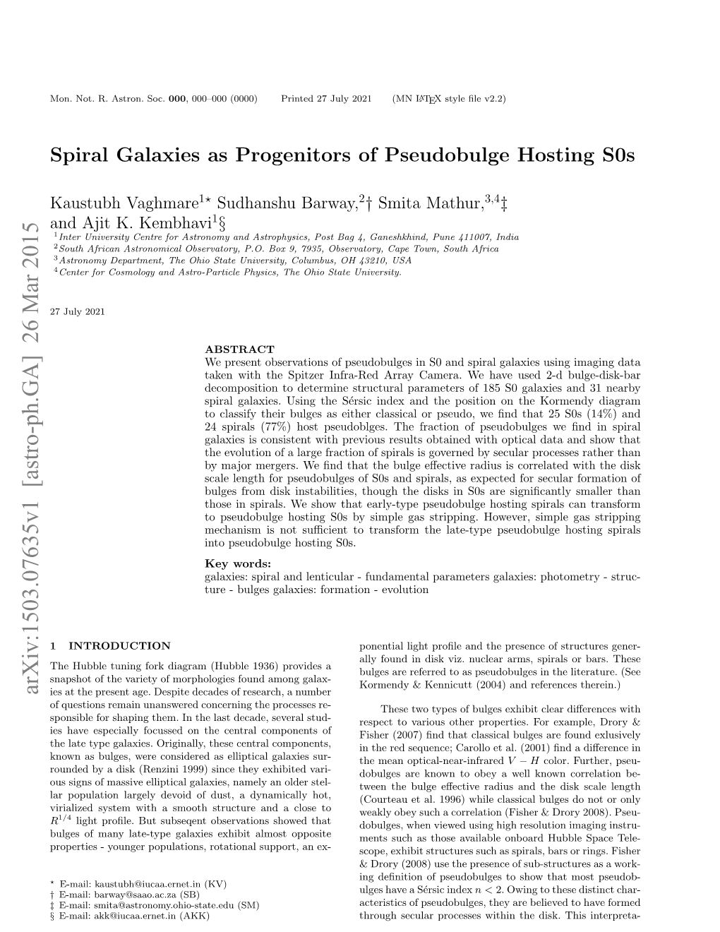 Spiral Galaxies As Progenitors of Pseudobulge Hosting S0s