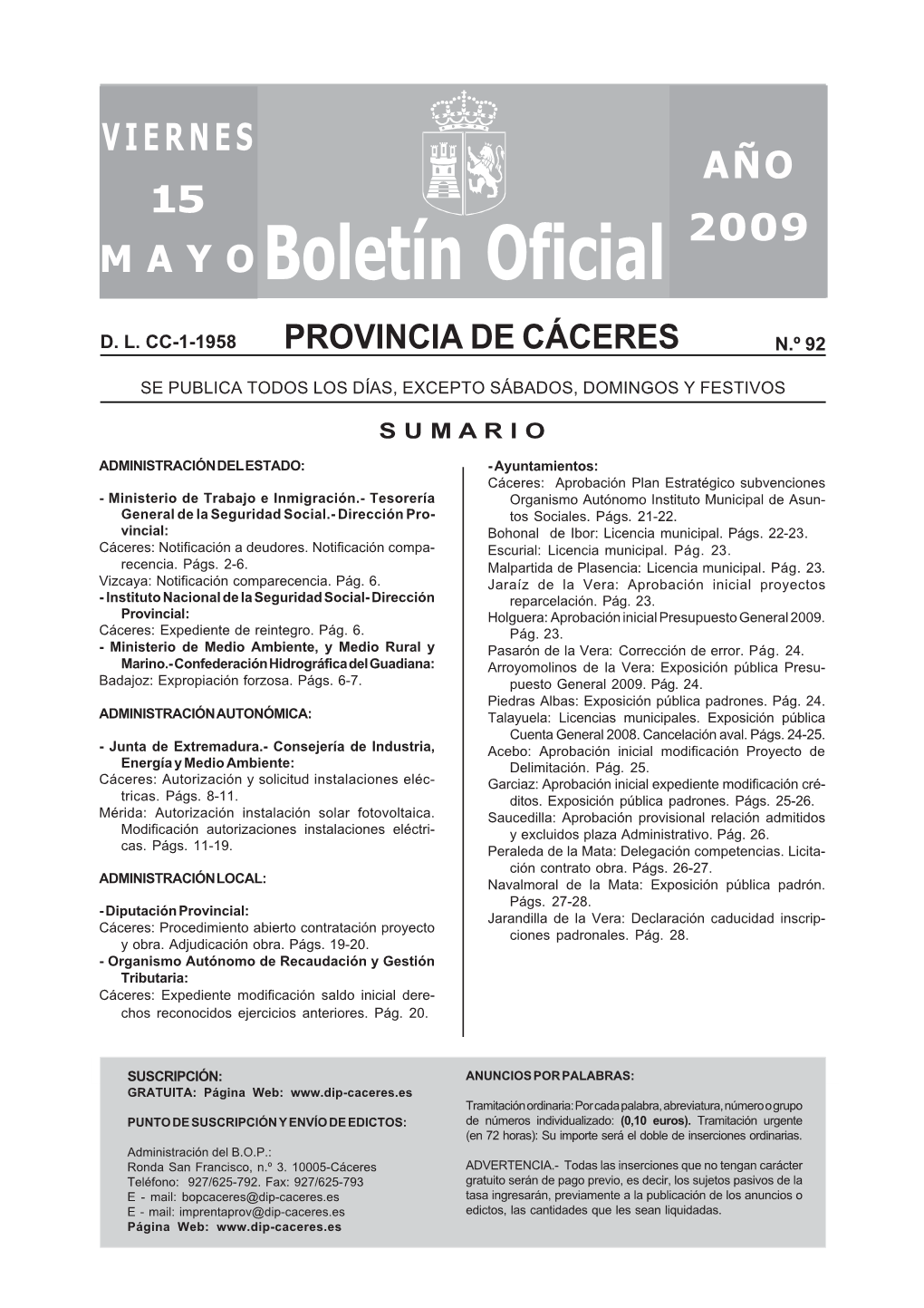 Boletín Oficial