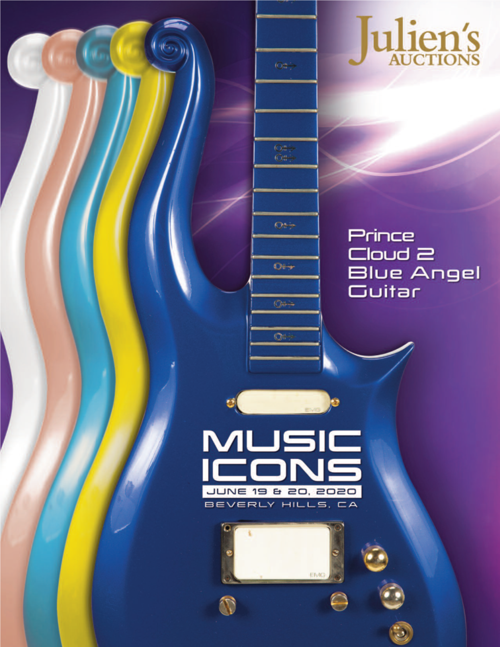 Prince Cloud 2 Blue Angel Guitar